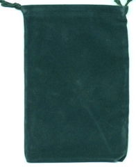 Cloth Dice Bag: Small Green